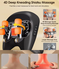 Heated Neck & Shoulder Pad, Relaxing Neck Comfort Pillow