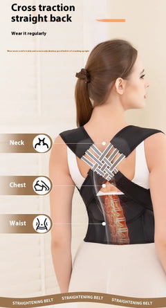 Posture Support Strap, Daily Posture Band, Ergonomic Back Support