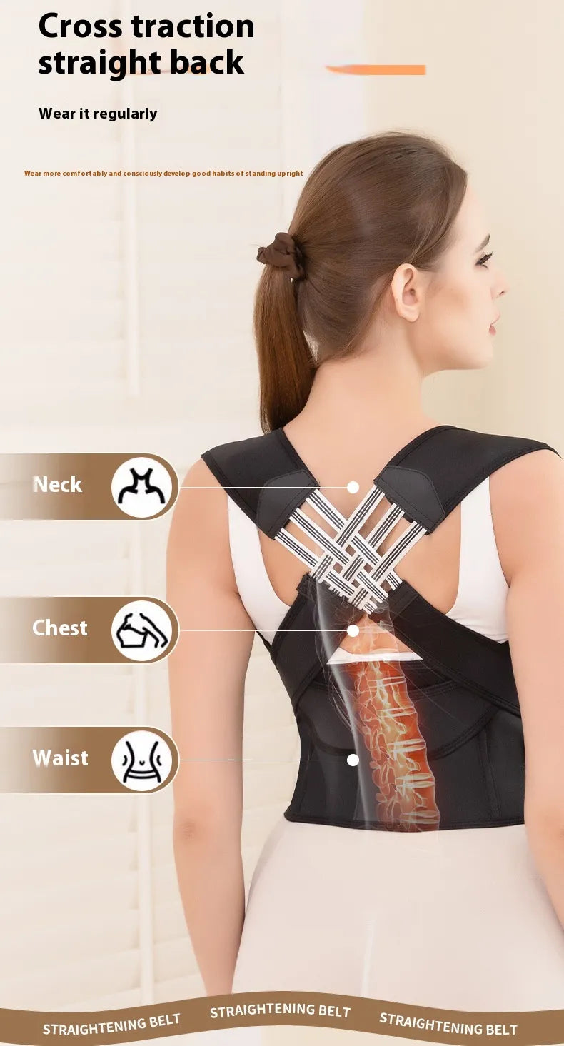 Posture Support Strap, Daily Posture Band, Ergonomic Back Support